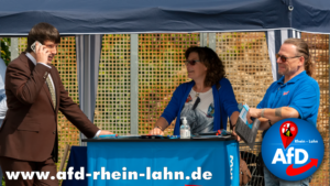 Infostand der AfD Rhein-Lahn in Nastätten